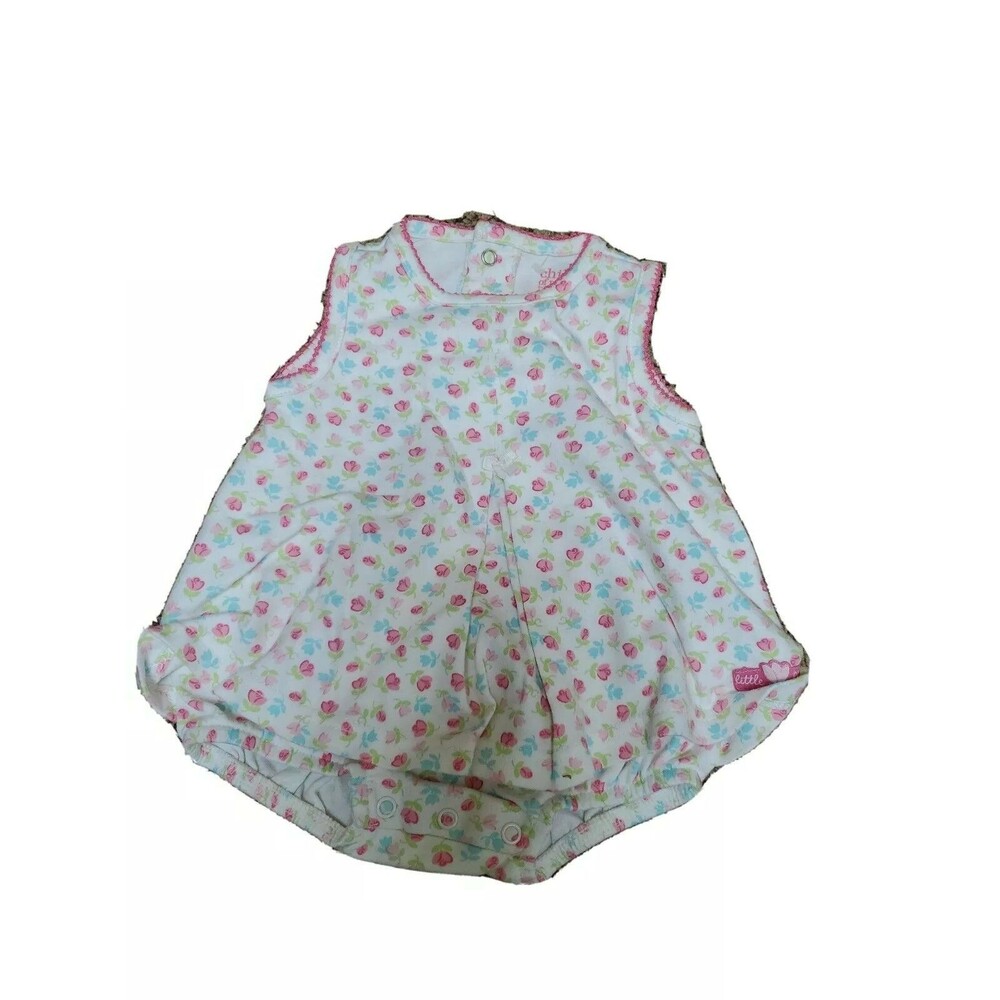Girl's 3-6 month Child of mine Carter's flowers dress romper